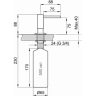 Дозатор кухонный GRANULA 018 D сланец 018 D CLAHEC