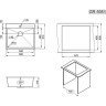 Кухонная мойка GRANULA 5951 графит матовый 5951 GPAFIT MATOBYII