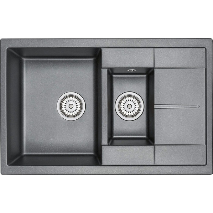Кухонная мойка GRANULA GR-7802 черный 7802 CHEPHYII