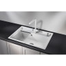 Кухонная мойка GRANULA KITCHEN SPACE KS-7301 арктик (белый) 7301 APKTIK