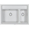 Кухонная мойка GRANULA KITCHEN SPACE KS-7302 арктик (белый) 7302 APKTIK