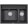 Кухонная мойка GRANULA KITCHEN SPACE KS-7302 черный 7302 CHEPHYII