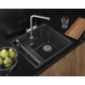 Кухонная мойка GRANULA KS-5807R ЧЕРНЫЙ кварц 5807R CHEPHYII