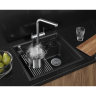 Кухонная мойка GRANULA KS-5807R ШВАРЦ кварц 5807R SHBAPC