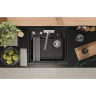 Кухонная мойка GRANULA KS-5807R ШВАРЦ кварц 5807R SHBAPC