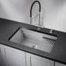 Кухонная мойка GRANULA KS-7303U, алюминиум 7303iU ALYUMIHIYM