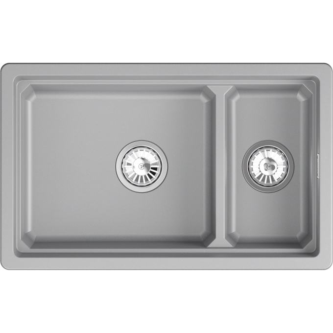 Кухонная мойка GRANULA KS-7304iU АЛЮМИНИУМ кварц 7304iU ALYUMIHIYM
