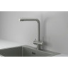 Смеситель для кухни GRANULA KITCHEN SPACE KS-7011 матовая сталь 7011 CTAL MATOBAYA