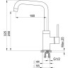 Смеситель GRANULA GR-0041 антик (бежевый) 0041 AHTIK