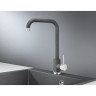 Смеситель для кухни GRANULA ST-4033, графит (черно-серый) ST-4033 GPAFIT